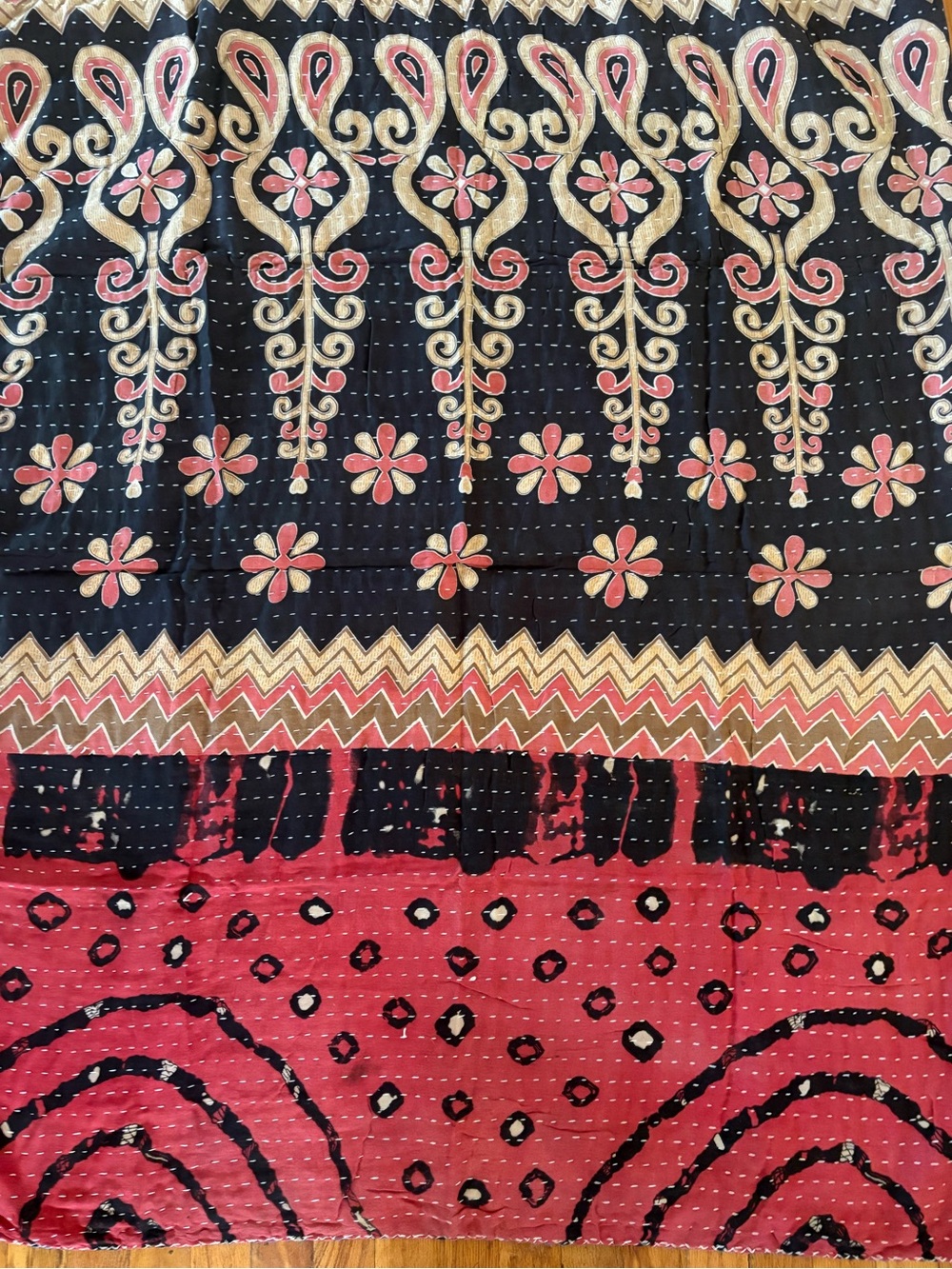 Kantha Throw #2 - Picture 2 of 3